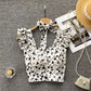 Cute floral crop top   S149