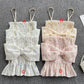 Cute bow suspender top    S171