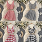 Stylish plaid two pieces sets   S58