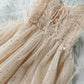 A line tulle sequins dress summer dress    S97