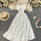 Cute v neck satin dress fashion dress    S125