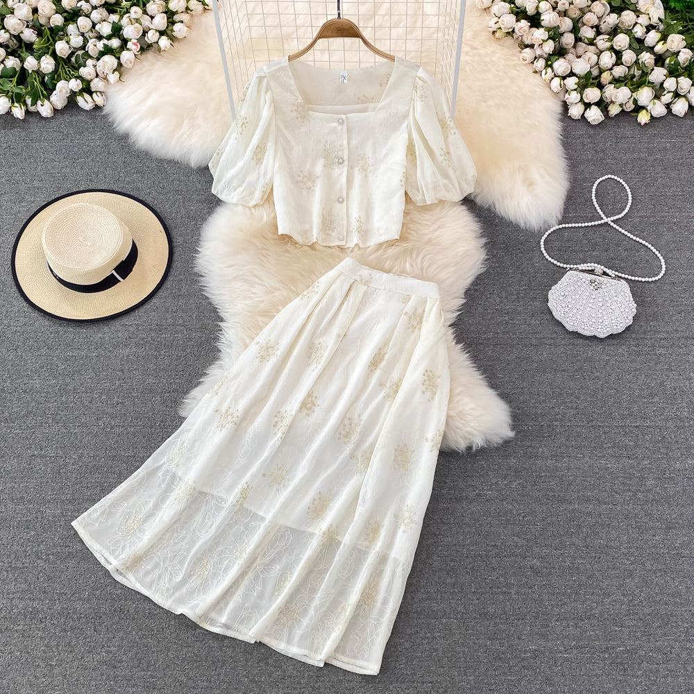 Cute two pieces dress fashion dress    S134