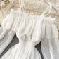Lovely tulle long sleeve dress     S77