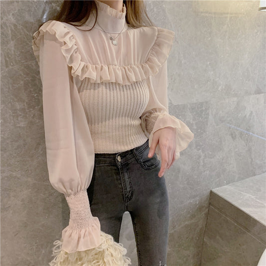 Winter Autumn French Sweet top   S580