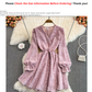Sexy V-neck Long Sleeve Dress    S575