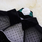 Elegant Sequins Velvet Mesh Long Sleeve Party Dress     S542